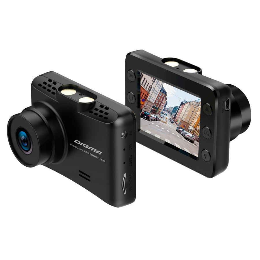 Видеорегистратор Digma FreeDrive 215 Night FHD 120 ° черный