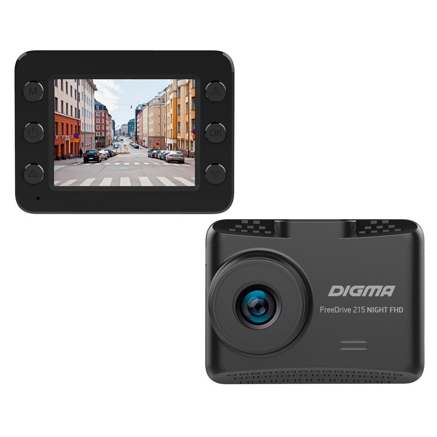 Видеорегистратор Digma FreeDrive 215 Night FHD 120 ° черный