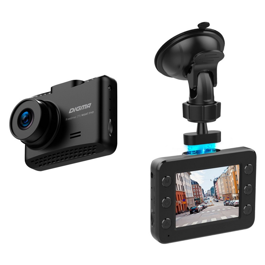 Видеорегистратор Digma FreeDrive 215 Night FHD 120 ° черный