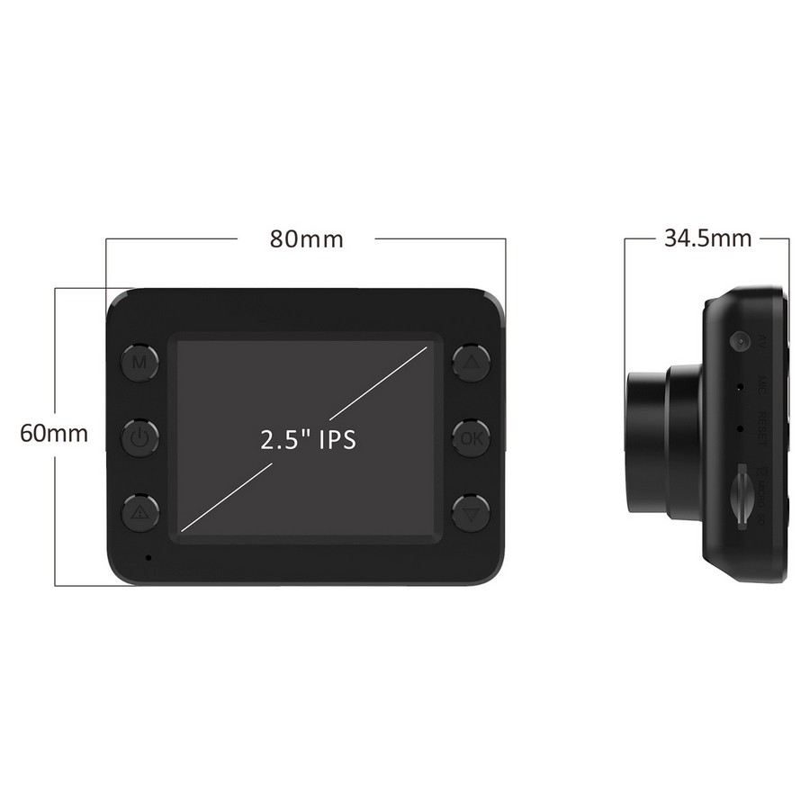 Видеорегистратор Digma FreeDrive 215 Night FHD 120 ° черный