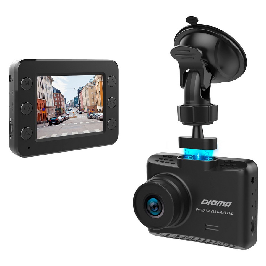Видеорегистратор Digma FreeDrive 215 Night FHD 120 ° черный