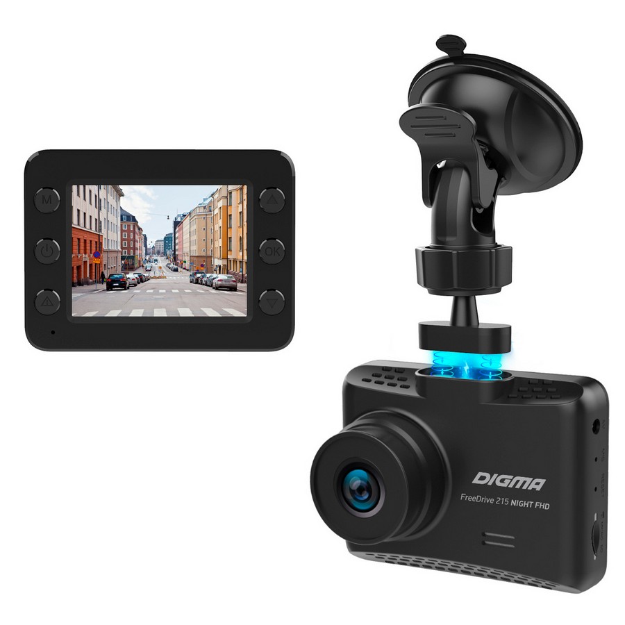 Видеорегистратор Digma FreeDrive 215 Night FHD 120 ° черный