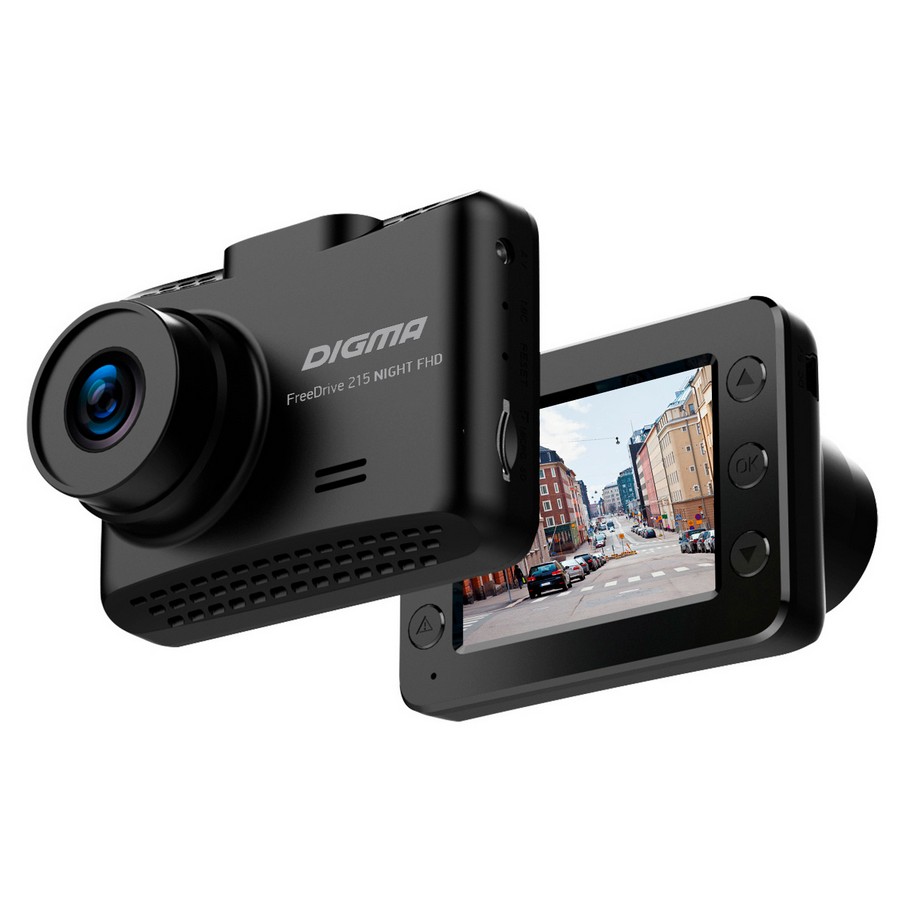 Видеорегистратор Digma FreeDrive 215 Night FHD 120 ° черный